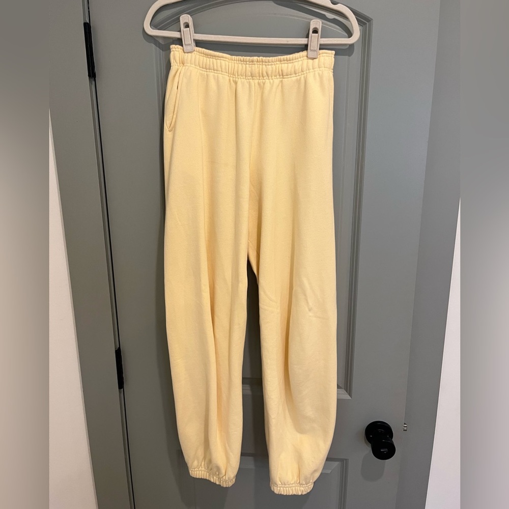 Daily Drills Light Yellow Joggers